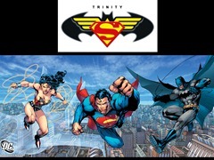 dc comics new 52 Trinity cover art 16 17 18 jim Lee classic Superman Batman Wonder Woman invisible jet wallpaper pinup artwork drawing