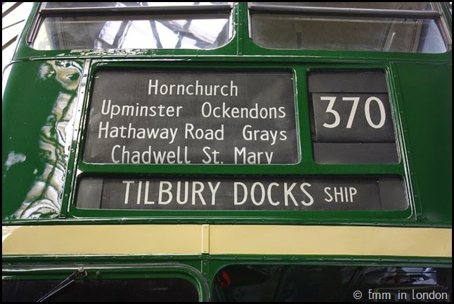 Route 370 to Tilbury Docks