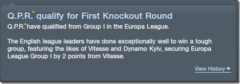 First Knockout Round of EL