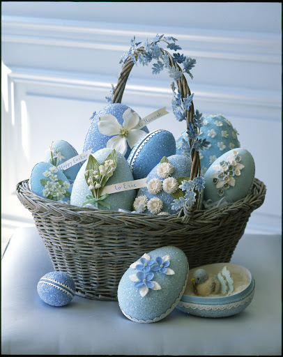 Cute treasures hide inside these glittered egg boxes.