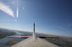 B-17 tail view, outside fuselage
