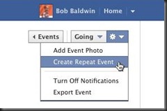 fb recreating events
