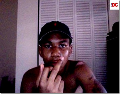 Trayvon Martin -Flipping The Finger
