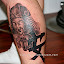 Tatouages - Visage- fée-croix