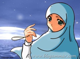 Kartun berkerudung Kartun berkerudung