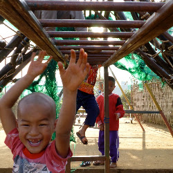 Kids and Breakdancing at the Refugee Camp - January 2013