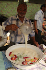 Food stall at Kuntepa bazaar