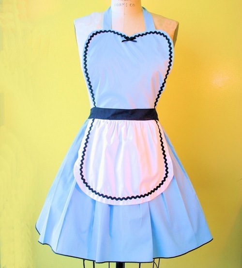 Alice In Wonderland Apron by loverdoversclothing Alice In Wonderland Apron by loverdoversclothing