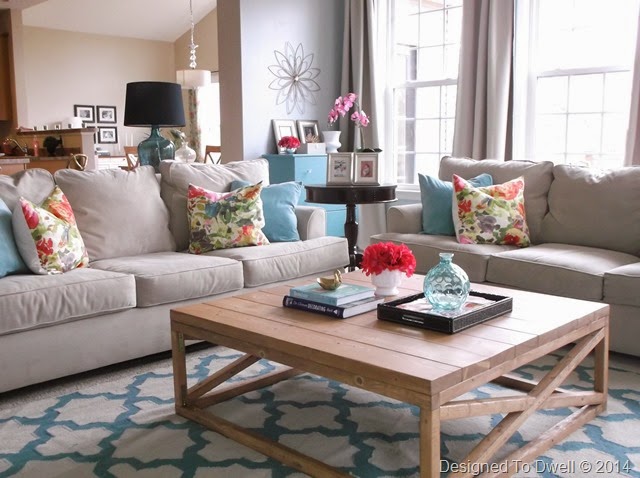 Blue Family Room Blue Family Room