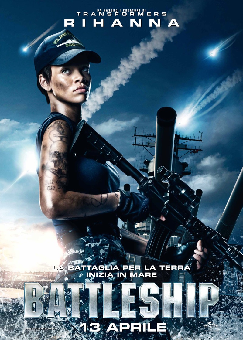 Battleship movie poster rihanna