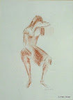 014 - La Pocharde - 1992<br />
50 x 60 - Sanguine