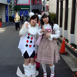 colorful cosplay in Harajuku in Harajuku, Japan 