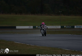 ASBK Queensland Raceway. Friday Practice.  2012 Round 3 - Support categories