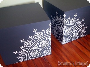 Using Vinyl as a Stencil! {Sawdust and Embryos}