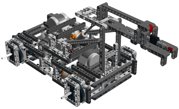 Quad Caterpillar Track Crane Chassis