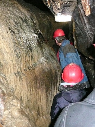 White Scar Cave Squeeze