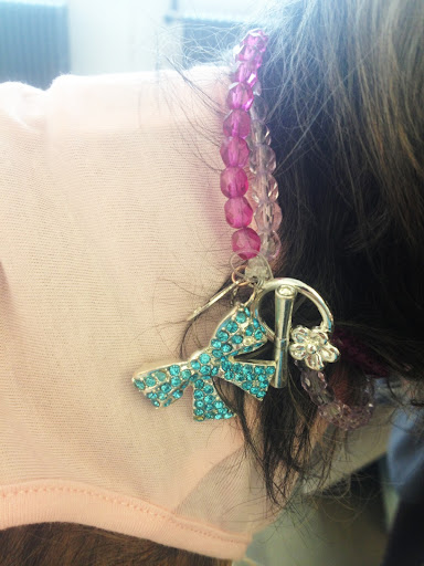 “I love wearing bright colors and accessories,” barks Coco, a glam yorkie who integrates clothing and accessories with her signature fur-do, like this handcrafted Martha Stewart Crafts necklace designed by Rachel. “I love wearing bright colors and accessories,” barks Coco, a glam yorkie who integrates clothing and accessories with her signature fur-do, like this handcrafted Martha Stewart Crafts necklace designed by Rachel.