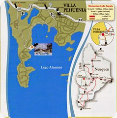 villa pehuenia mapa villa pehuenia mapa