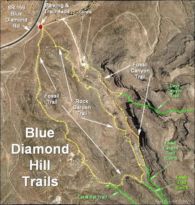 Blue Diamond Trails A-Blue Diamond Trails B Blue Diamond Trails A-Blue Diamond Trails B