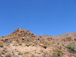 Canyon ridge line in the South Carrizo Gorge/Creek area