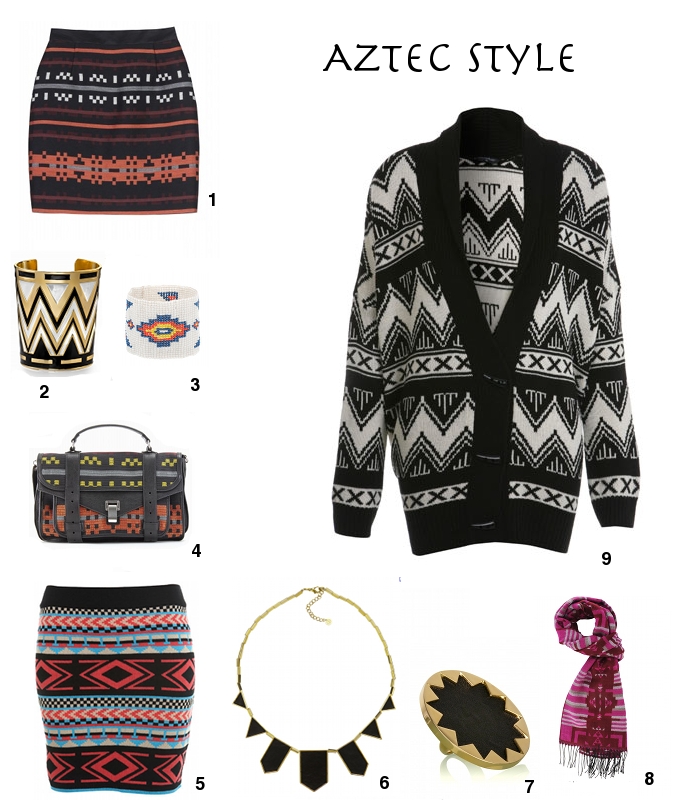 Collage aztec style1