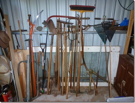 Owning garden tools is easier on one’s budget than owning a horse or an ocean-going yacht. P1010929