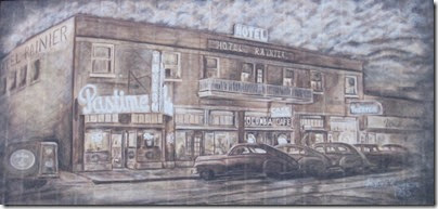 Mural of the Bryant Building, circa 1953