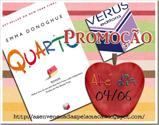 Quer ganhar o livro “Quarto” da Verus Editora? Promoção no ar!!