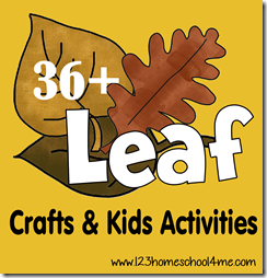 36 Leaf Crafts and Kids Activities for Fall 36 Leaf Crafts and Kids Activities for Fall