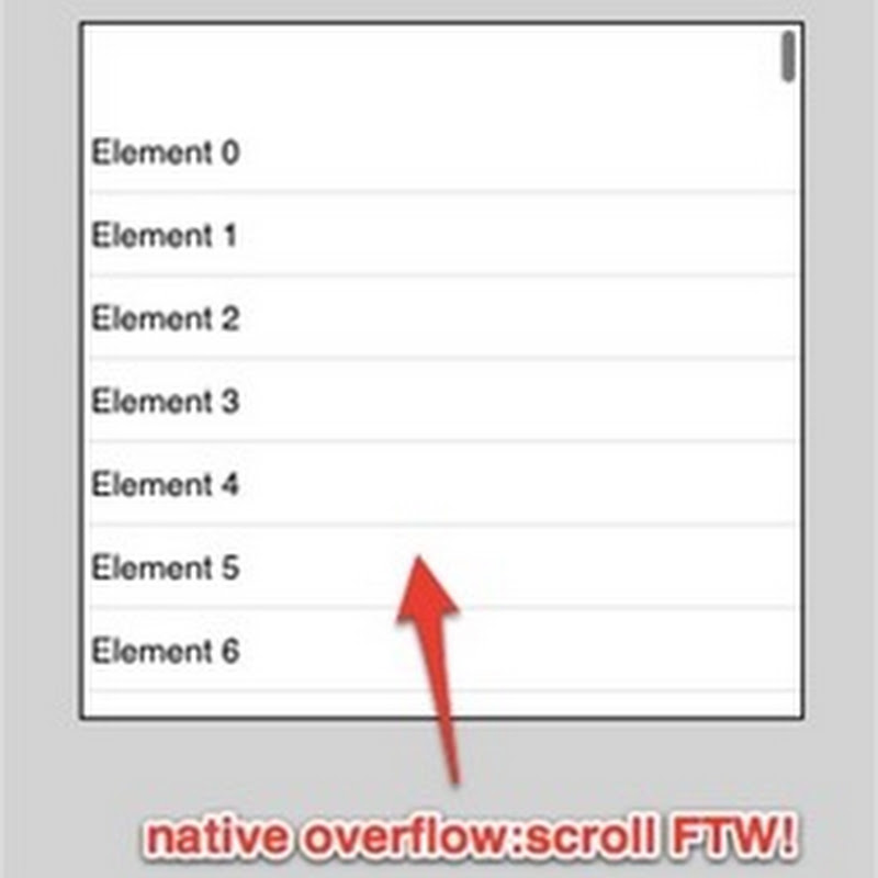 Scroll con momentum en iOS con -webkit-overflow-scrolling