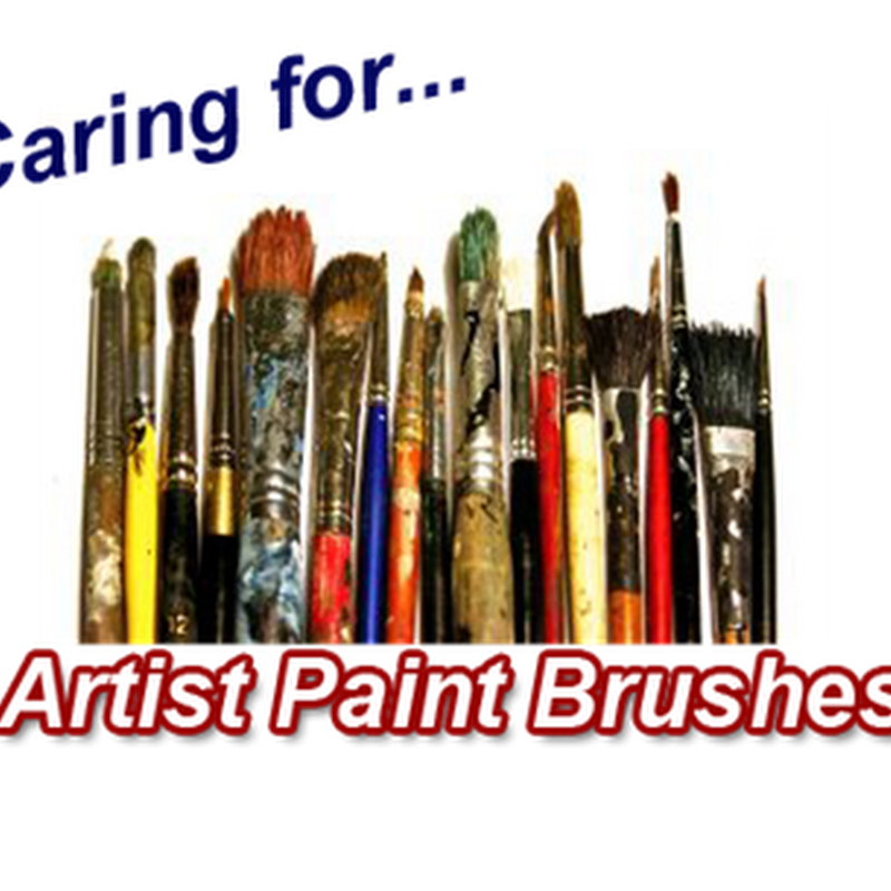 How to Clean Artist Paint Brushes