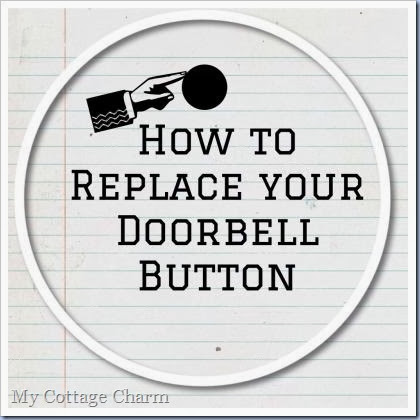 how to replace a your doorbell button