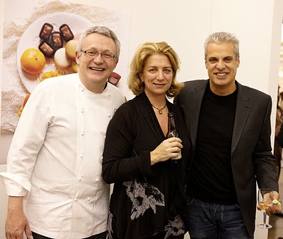 Mad Mac macaroon maker and pastry chef extraordinaire Florian Bellinger with Chef Ripert, his former colleague from Le Bernardin restaurant