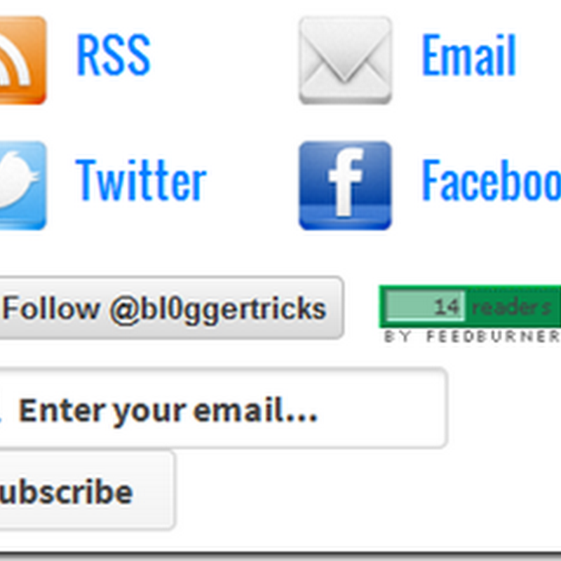 add twitter follow button to blogger blogs | My Blogger Tricks
