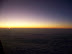 Sunset from the Airplane