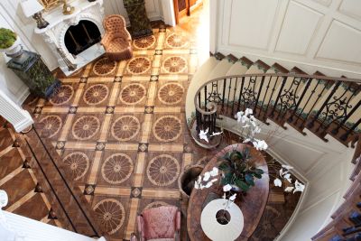 Another great floor steals the show. (Elle Decor) Another great floor steals the show. (Elle Decor)