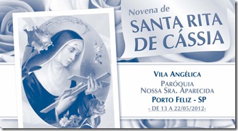 Festividades em Louvor a Santa Rita de Cassia_folheto_2012