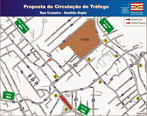 Rua Cruzeiro - proposta mão dupla