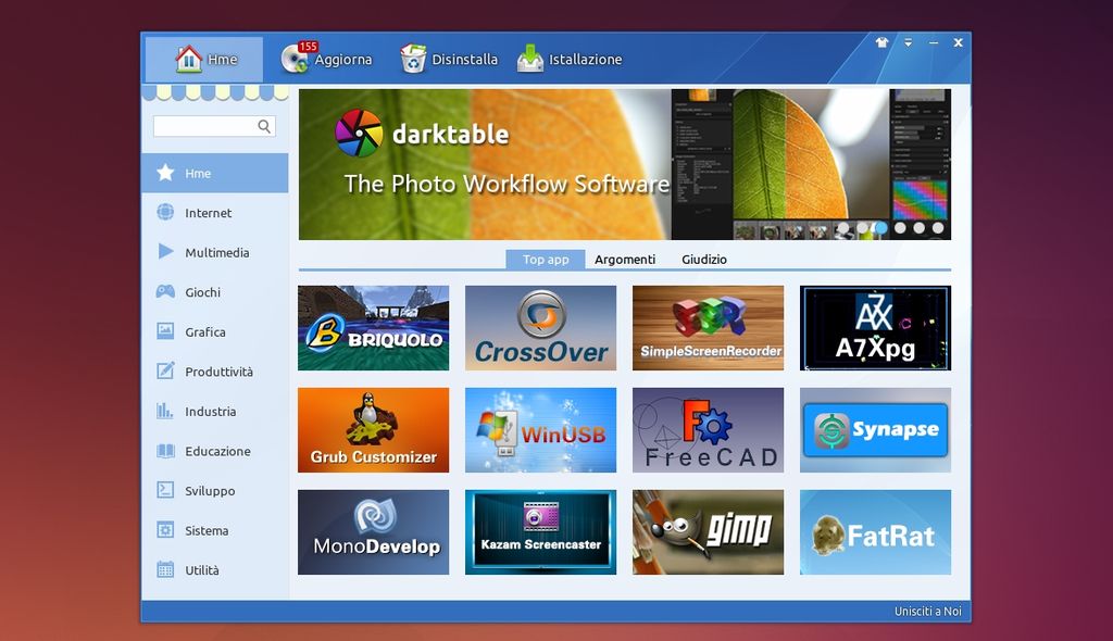 Deepin Software Center 3.2 in Ubuntu 14.04 Trusty