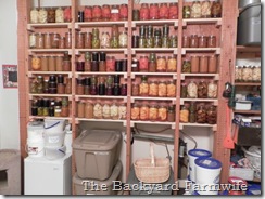 canning shelf - The Backyard Farmwife