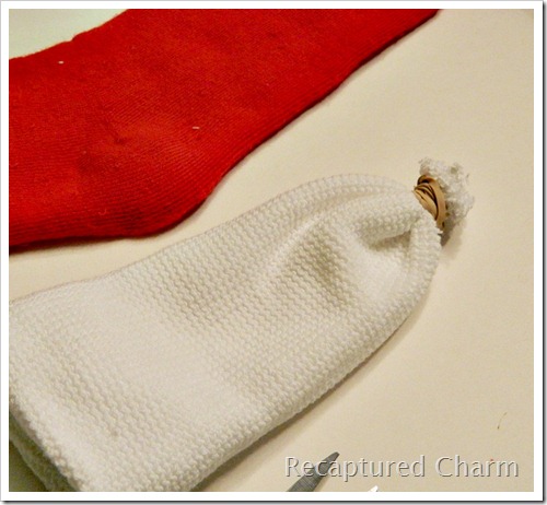 Sock Snoman Sock Santa 022b