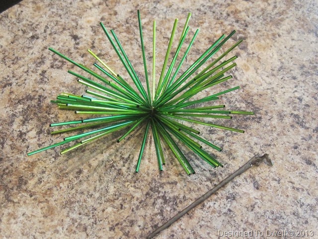 DIY Faux Urchin DIY Faux Urchin