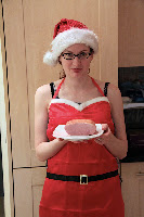 Kristy disappointed with her little ham