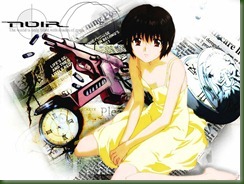 Konachan.com - 18838 black_hair brown_eyes noir short_hair yuumura_kirika