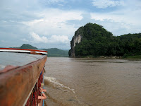 Mekong slow boat to Luang Prabang - Day 2