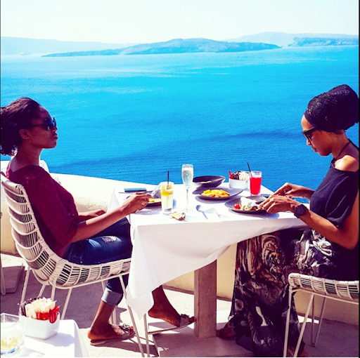 PHOTOS: Sylvia Nduka And Ene Maya's Vacation in Santorini Greece 13