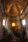 The altar of St. Peter's Basilica