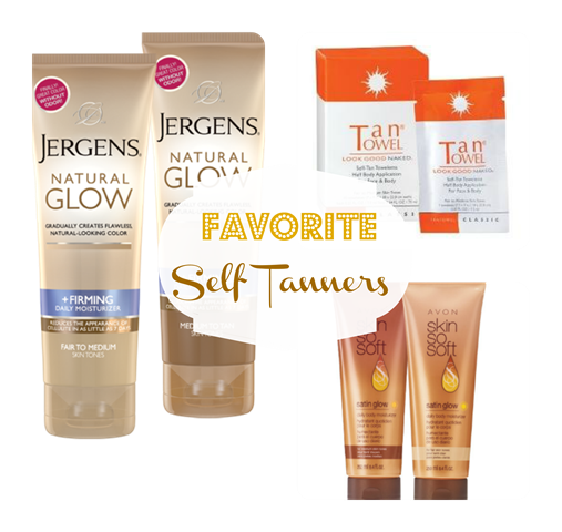 Self Tanner Collage