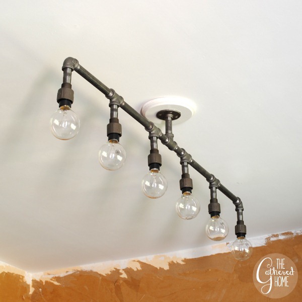 How To Make A DIY Plumbing Pipe Light Fixture!