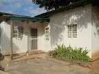 Outside look at our little cottage at the Baptist Mission of Zambia